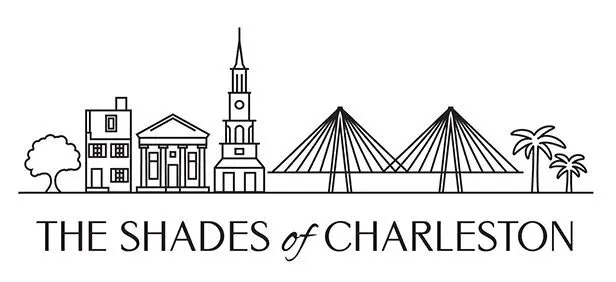 A black and white image of the citadel of charleston.